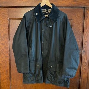 Barbour A196 Beaufort Blue Waxed Jacket